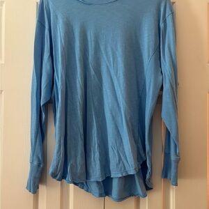 Aerie Blue Long Sleeve Top
